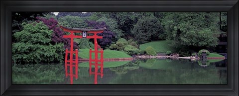 Framed Japanese Garden Print