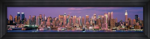 Framed Manhattan Skyline, NYC Print