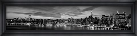 Framed Manhattan Dusk Print