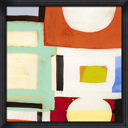 Framed Smooth Sailing II Print