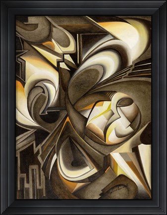 Framed Uno di due Print