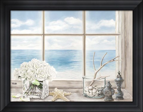 Framed Memories of the Ocean Print