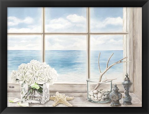 Framed Memories of the Ocean Print