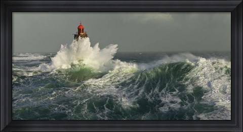 Framed La Jument dans la Tempete Print
