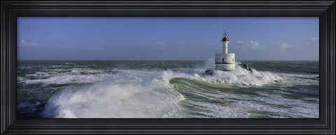 Framed La Teignouse, Bretagne Print