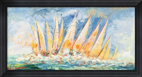 Framed Tra le Onde Print