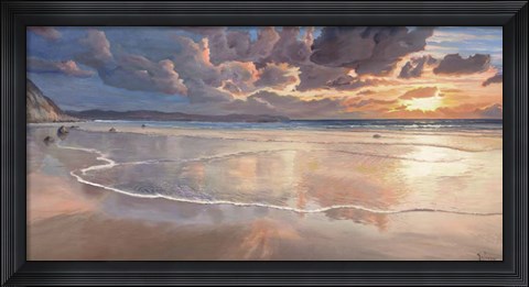 Framed Alba sul Mare Print