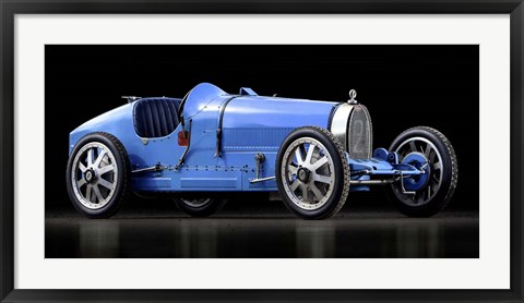 Framed Bugatti 35 Print