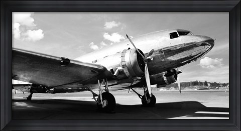 Framed Vintage Airplane Print