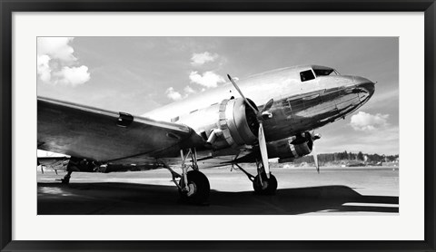 Framed Vintage Airplane Print