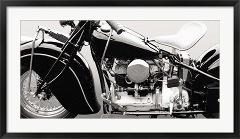 Framed Vintage American Bike Print