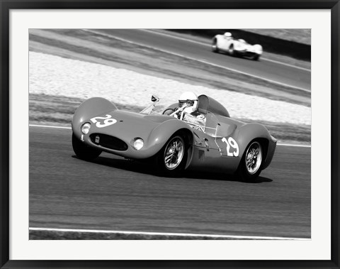 Framed Historical Race Cars 2 Print