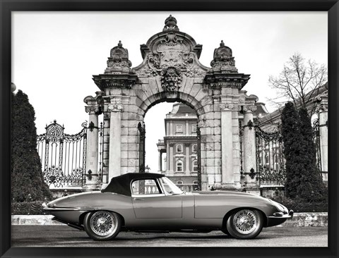 Framed Vintage Sports Car 1 Print