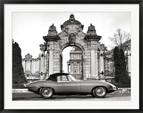 Framed Vintage Sports Car 1 Print