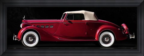 Framed Packard Super Eight Coupe Roadster Print