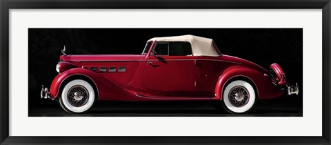 Framed Packard Super Eight Coupe Roadster Print