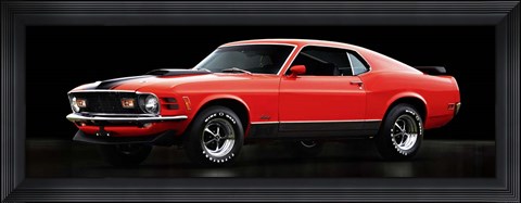 Framed Ford Mustang Mach 1 Print