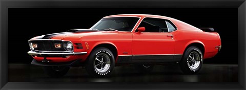 Framed Ford Mustang Mach 1 Print