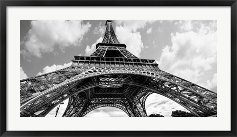 Framed Eiffel Tower in Spring Print