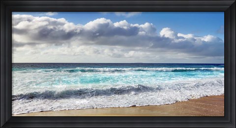 Framed Grande Anse, La Digue, Seychelles Print