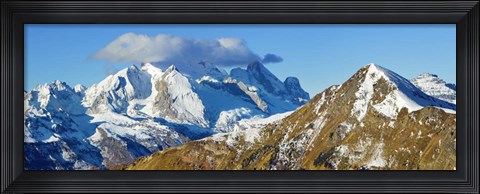 Framed Marmolada, Italy Print
