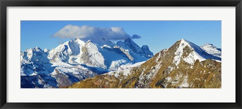 Framed Marmolada, Italy Print