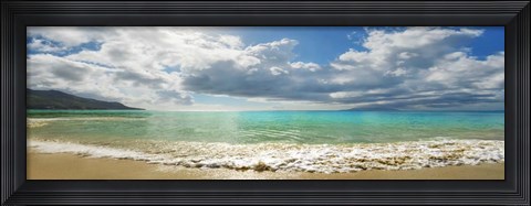 Framed Baie Beau Vallon, Mahe, Seychelles Print
