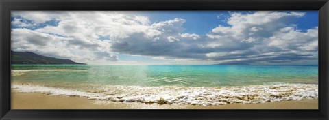 Framed Baie Beau Vallon, Mahe, Seychelles Print