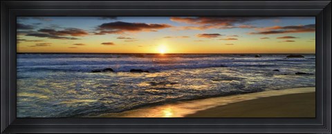 Framed Sunset, Leeuwin National Park, Australia Print