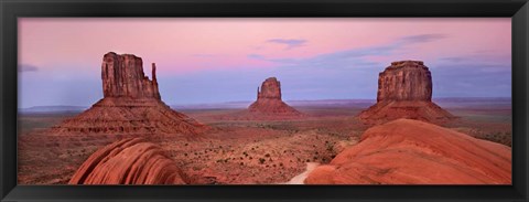 Framed Mittens in Monument Valley, Arizona Print