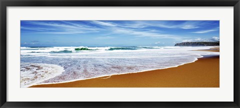 Framed Praia Azul, Portugal Print