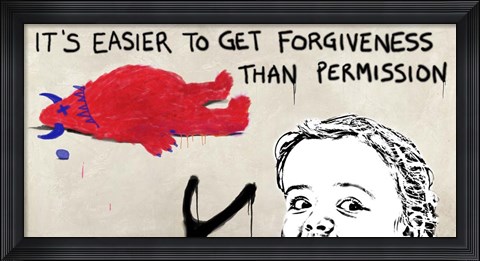 Framed Forgiveness Print
