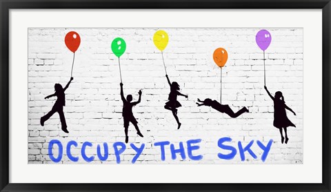 Framed Occupy the Sky Print