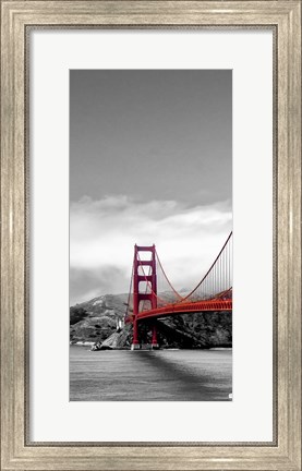 Framed Golden Gate Bridge I, San Francisco Print