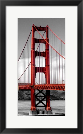 Framed Golden Gate Bridge II, San Francisco Print