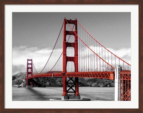Framed Golden Gate Bridge, San Francisco Print