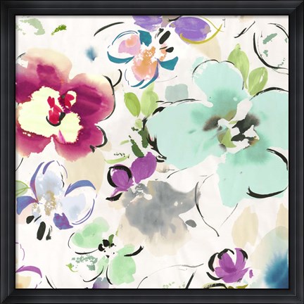 Framed Floral Funk II Print