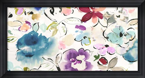 Framed Floral Galore Print