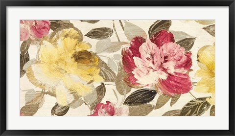 Framed Velvet Flowers Print