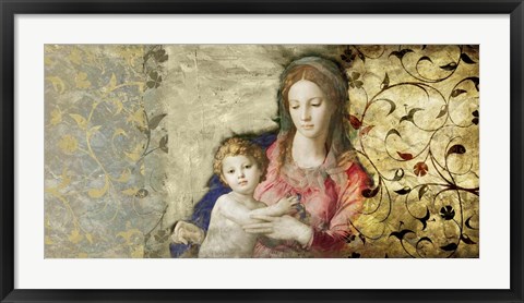 Framed Virgin Mary (after Bronzino) Print