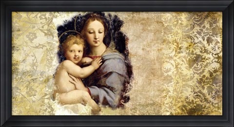 Framed Madonna del Candelabro (after Raffaello) Print
