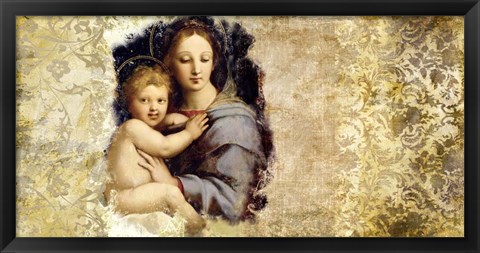 Framed Madonna del Candelabro (after Raffaello) Print