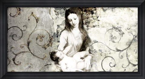 Framed Madonna and Child (after Van Dyck) Print