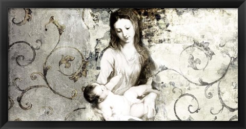Framed Madonna and Child (after Van Dyck) Print