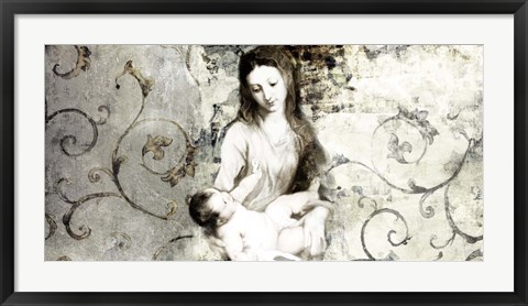 Framed Madonna and Child (after Van Dyck) Print