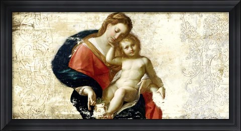 Framed Madonna and Child (after Procaccini) Print