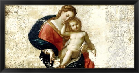 Framed Madonna and Child (after Procaccini) Print