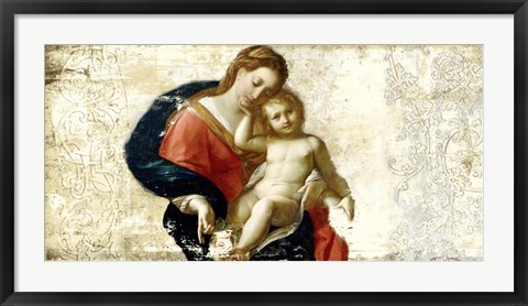 Framed Madonna and Child (after Procaccini) Print