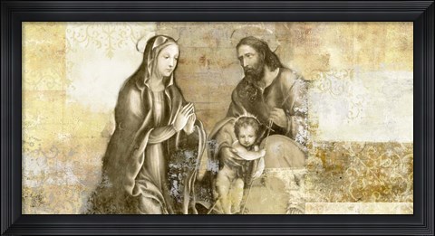 Framed Nativity (after G. Antonio Bazzi) Print