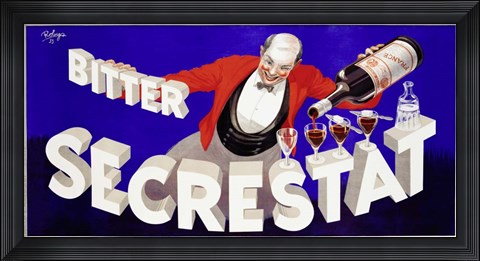 Framed Bitter Secrestat, 1935 Print